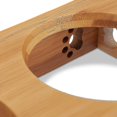 thumbnail image 2 of Pet Feeder Three Bowl With Bamboo Stand For Dog And Cat, 2 of 3