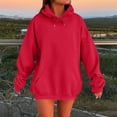 thumbnail image 6 of Gyexs Oversized Hoodies for Women Men Christmas Valentines Day Sweatshirts Hooded Long Sleeve Pullover Tops Trendy Winter Clothes Z02 RD1 & Size L, 6 of 7
