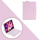 thumbnail image 1 of Funda de material cuero delgada con para , pulgadas, buena disipación del calor Rosa Hugo Teclado bluetooth, 1 of 10