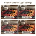 thumbnail image 7 of ODIKA 8'x10' Washable Area Rug Non-Shedding, Easy Care, Eerie Spooky Bats Gothic Skull Motif Halloween Flowing Dynamic for King Size Bedroom Under Bed, Master Suite, 7 of 7
