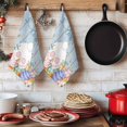 thumbnail image 6 of Spring Easter Kitchen Towels Set of 1, Rabbit Ears Foot Colorful Eggs Wooden Plank Absorbent Dish Towels for Kitchen, Microfiber Hand Towel, Quick Drying Tea Towel for Cleaning Decorative Dishcloths, 6 of 7