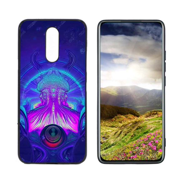 Compatible with LG Xpression Plus 2 Phone Case, Psychedelic-Trippy-Alien-Art-Visuals-Colours20 Case Men Women, Flexible Silicone Shockproof Case for LG Xpression Plus 2