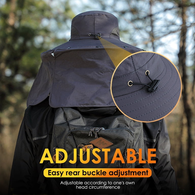 Unisex Fishing Hat with Neck Flap and UPF 50+ photo 6