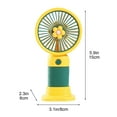 thumbnail image 3 of xjwjuw USB Charging Mini Handheld Fan Portable Silent Desk Fan with Foldable Design & Non-Slip Grip - Durable Matte Finish Battery Operated Cooling for Students Office Travel Air Circulator, 3 of 7