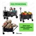 thumbnail image 2 of CARRITO DE MANDADO MULTIUSOS PLEGABLE NEGRO INMATMEX, 2 of 10