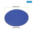 thumbnail image 2 of Uxcell 8pcs 5.5 Inch Round Adhesive Backed Felt for Household Applications, Blue, 2 of 5
