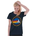 thumbnail image 3 of Retro NASA Space Shuttle Rainbow Women's T Shirt Ladies Tee Brisco Brands M, 3 of 5