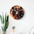thumbnail image 4 of 12 Inch Wall Clock Battery Operated Silent Clock Decorative for Office, Kitchen, Outdoor, Living Room，Grumpy Bears Wildlife Lovely, 4 of 4