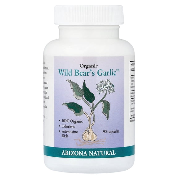 Arizona Natural - Organic Wild Bear's Garlic 235 mg. - 90 Capsules