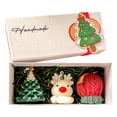 thumbnail image 3 of Christmas Scented Candle Gift Set - Holiday Themed Candles Festive Shapes, Aromatherapy Soy Wax Candles for Xmas Home Decor, Cute Holiday Candle Set, 3 of 5