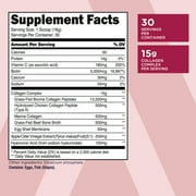 TransformHQ Beauty Collagen (30 Servings) Unflavored - Hair, Skin, Nails Formula