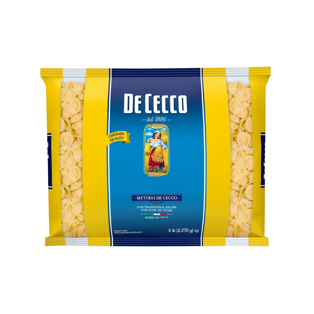 De Cecco Orecchiette Pasta, 5 lbs - Walmart.com - Walmart.com