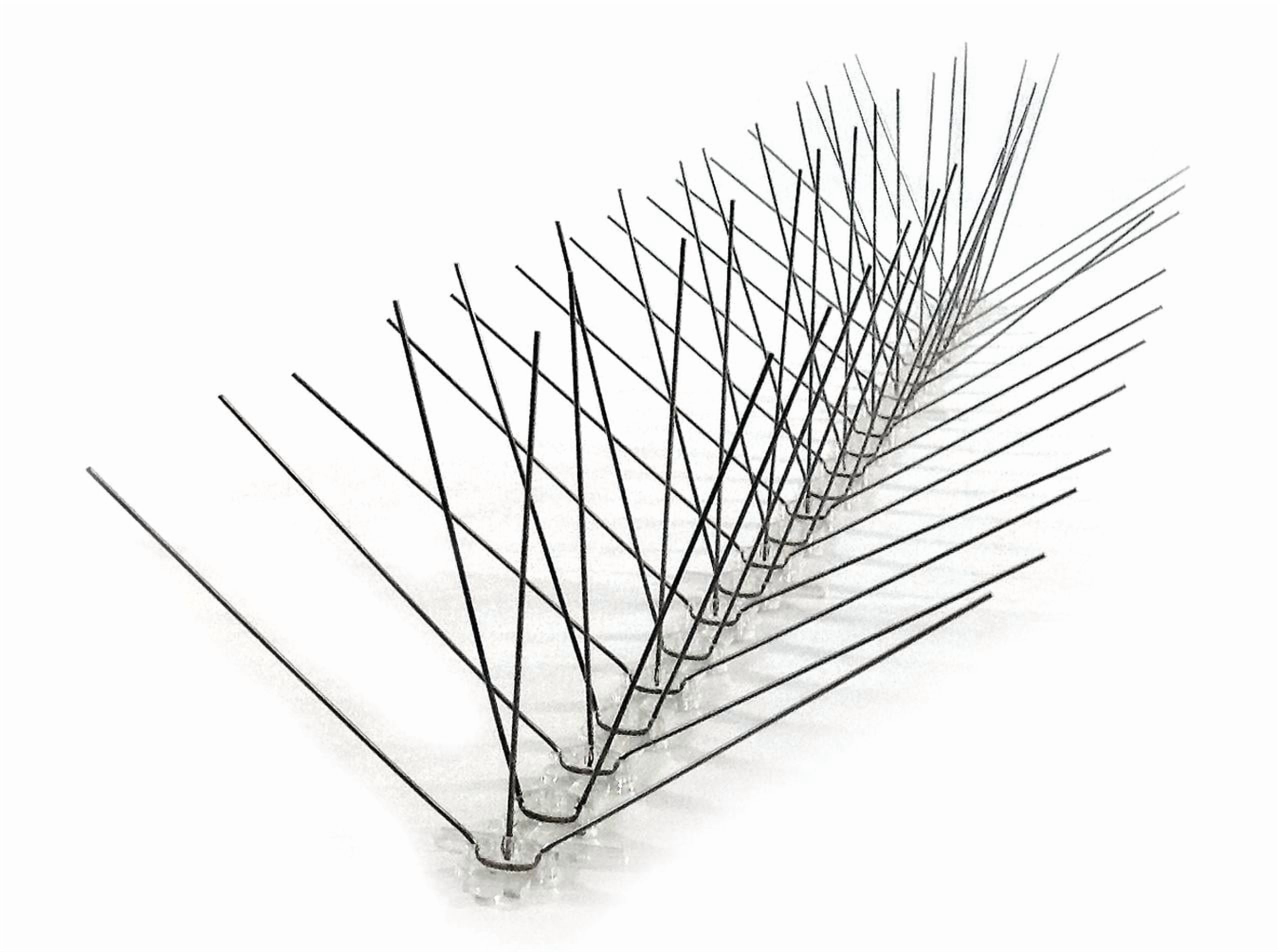 Bird-X Extra Wide Steel Bird Spikes 24 feet 8 inch Wide Block Pest Birds Pigeons Starlings Seagulls Sparrows Scarecrow