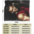 thumbnail image 3 of Ryan Reynolds Throw Blanket Fleece Blanket Soft Cozy Flannel Blanket Lightweight Plush Blanket (3Sizes), 3 of 6