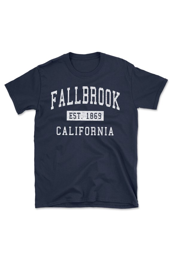 Fallbrook California Classic Established Men's Cotton T-Shirt