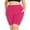Hot Pink, variant on Lenpel Women's Plus Size Yoga Shorts High Waisted Seamless Stretchy Workout Shorts Athletic Shorts with Pockets