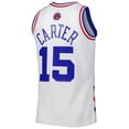 thumbnail image 3 of Men's Mitchell & Ness Vince Carter White Eastern Conference 2003 All Star Game Swingman Jersey, 3 of 3