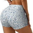 thumbnail image 2 of Naloa Fitness Guru Biker Shorts for Women Seamless Scrunch Short Women’s Yoga Shorts for Gym Running Sport Shorts - Medium, 2 of 9