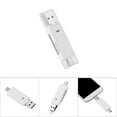 thumbnail image 3 of Otg 3 in 1 Type C + Micro USb   USB Port OTG Memory Card Reader for Memory  Small Memory  Storage Card, 3 of 8