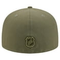 thumbnail image 4 of Men's New Era  Olive Philadelphia Flyers Military Appreciation Flag 59FIFTY Fitted Hat, 4 of 5