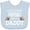 AE-Light Blue, variant on Inktastic Watching Football with My Daddy Boys or Girls Baby Bib