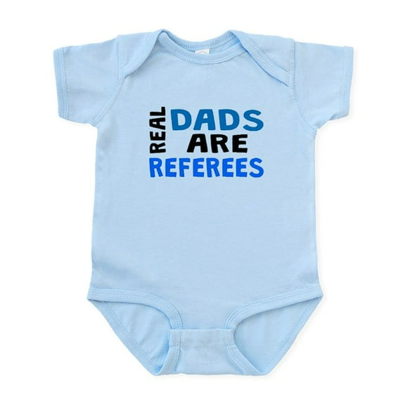 CafePress - Real Dads Are Referees Body Suit - Baby Light Bodysuit, Size Newborn - 24 Months