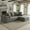Grey-Blue, variant on 96" Soft Cushion Minimalist Modular Sectional Sofa, Oversized Sectional Sofa Set with 5 Throw Pillows, Convertible Modular Cloud Sleeper Couch with Compressed Foam for Living Rooms, Grey-Blue