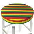 thumbnail image 3 of KLL Music Colors 1 Round Bar Chair Cushion Cover 12 inch ,Bar Stool Protector with Elastic, Soft Washable, 3 of 6