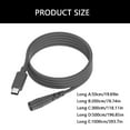 thumbnail image 5 of 100W USB C Male to DC5.5x2.1mm Female Power Extension Cable Waterproof, 5 of 14