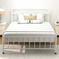 thumbnail image 2 of Mainstays Ardent Twin Metal Spindle Bed White, Adult, with headboard, 2 of 8