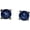 Black Vermeil, variant on Timeless Round Star Sapphire Earrings – Gorgeous Blue Star Design 925 Sterling Silver Perfect for Brides, Special Occasions, and Celebrating Life’s Precious Moments Black Vermeil 9 MM
