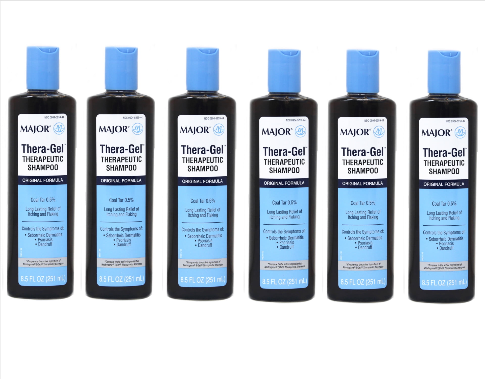 Major TheraGel Therapeutic Shampoo Original Formula Coal Tar 0.5, 8