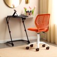 thumbnail image 2 of Homy Casa Portable Folding Laptop Desk with Cup Holder, Adjustable Height, Black Plastic Top, 2 of 12