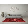 thumbnail image 3 of Ahgly Company Indoor Rectangle Oriental Red Modern Area Rugs, 2' x 3', 3 of 4