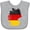 AC-Heather Grey, variant on Inktastic German Map Flag Boys or Girls Baby Bib