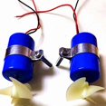thumbnail image 5 of 1 Pair RC Jet Boat Underwater Motor Thruster 7.4V 16800RPM CW CCW 3-Blades Propeller For DIY Micro-R--Blue, 5 of 5