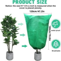 WYBXZ Plant Covers Freezer Protection Bags, Winter Plant Frost Protector with Drawstring, Reusable Tree Freezer Blanket for Outdoor Garden Plants Trees Shrubs