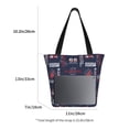 thumbnail image 3 of Xecao Nautical Style Sailboat for Tote Bag for Women -Tote Shoulder Bag with A Little Pocket Inside, Perfect for Travel and Work., 3 of 6