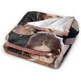 thumbnail image 5 of Kristen Stewart Collage Blanket Flannel Soft Throw Blankets for Bedroom Livingroom Sofa Home 40"X30", 5 of 6