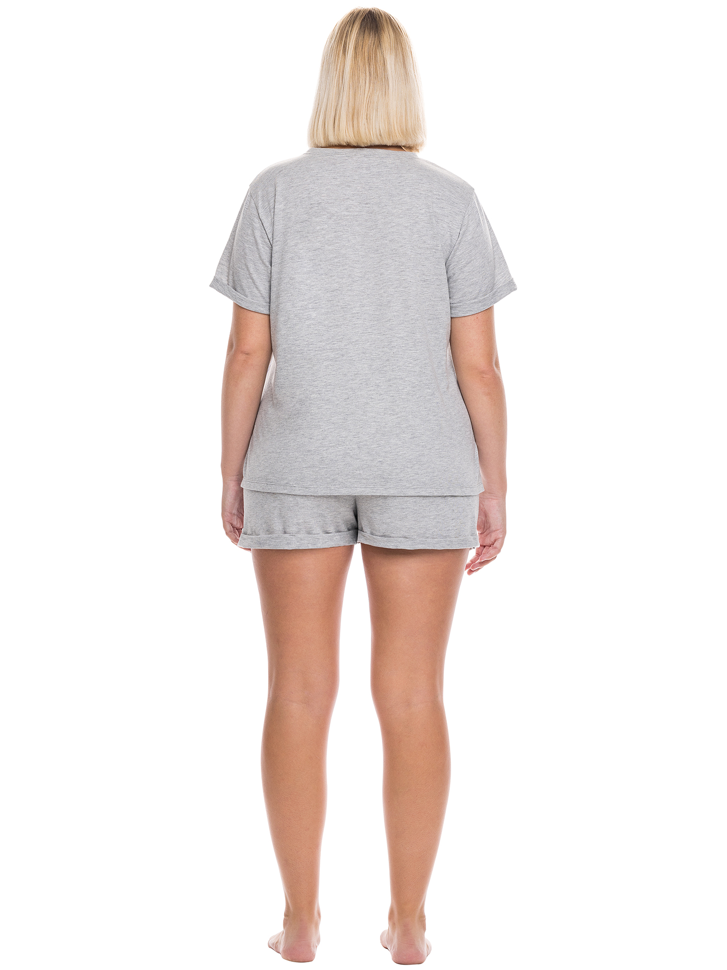 kindly Yours Colorblock Day & Night Short Sleeve Tee and Short Set (Women’s)