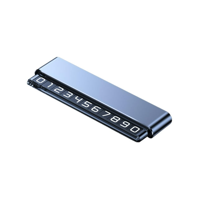Car Phone Number Card Compact Universal Temporary Parking Phone Number Card Double Number