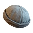 thumbnail image 4 of Winter Knit Fisherman Hat Brimless Adjustable Bucket Cap Warm Outdoor Headwear, 4 of 4