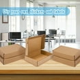 thumbnail image 4 of 50 Pack Small Corrugated Cardboard Boxes for Packing and Mailing, Literature Mailer (Internal Size: 6x4x1 Inch), 4 of 7
