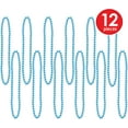 thumbnail image 4 of Beistle Small Beaded Necklaces 12 Piece, Turquoise, 4 of 6