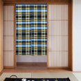 thumbnail image 2 of Door Curtain 34x56in Two Pieces Of Uniform Is Not Easy To Wrinkle The Room Shade And Dustproof For The Wall On The Door Or Window Cornflowerblue Buffalo Plaid Check Tartan Scotland_4, 2 of 5