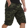 thumbnail image 2 of Pantalones cortos de camuflaje de talla grande y con múltiples bolsillos para hombre, 2 of 5
