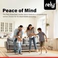 thumbnail image 3 of Rely Essentials 4500 Smoke Alarm - Battery Operated Photoelectric Sensor Smoke Detector - Compact 4-Inch Design - Home Fire Protection - Easy Installation - 1 Pack, 3 of 6