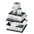 thumbnail image 1 of Molde De Pastel ANGGREK 3D Metal Tres Capas Rotación Mousse Postre Horneado Plata, 1 of 8