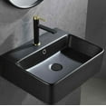 thumbnail image 2 of Bathroom Sink Pop-Up Drain Assembly with Overflow for vanity, Matte Black, 2 of 9