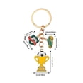 thumbnail image 3 of karymi Durable Metal Football Keychain Miniature Court Design Soccer Style Gift for Fans Players Collectible Souvenir for Keys Bags Backpacks Sports Enthusiast Party Favors, 3 of 5
